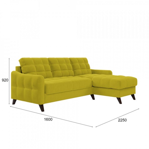 Диван угловой Бремен Velutto 28