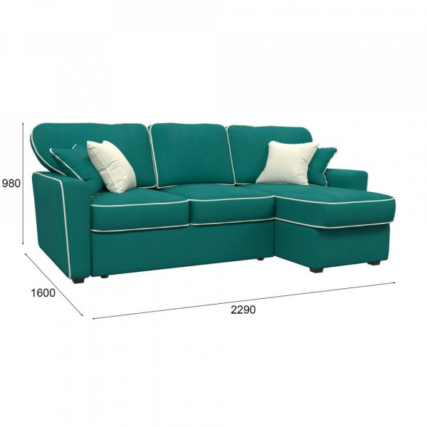 Диван угловой правый Бенедикт Premier 19