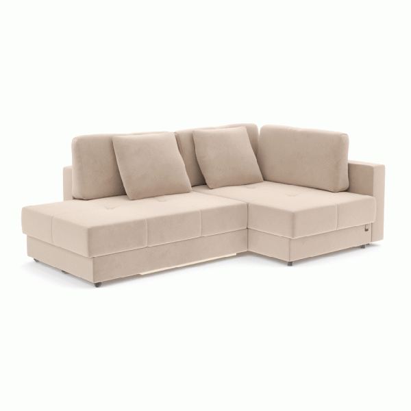 Диван угловой правый Базель Velutto 26