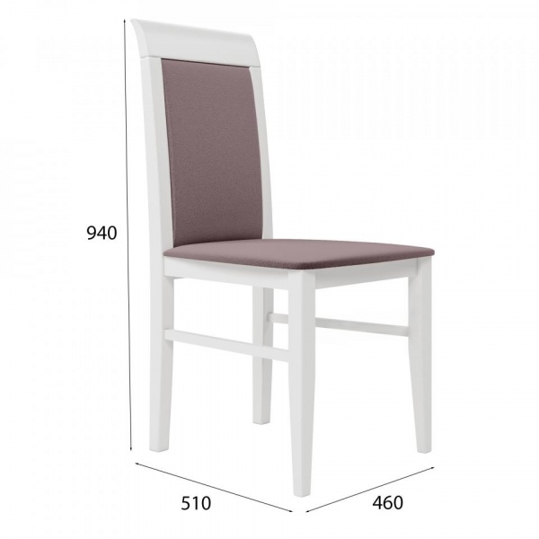 Стул Алла Эмаль белая / Velutto 22