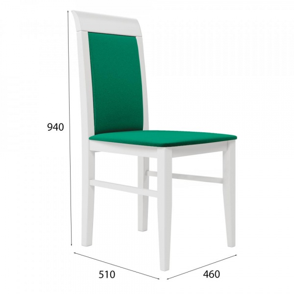 Стул Алла Эмаль белая / Velutto 33