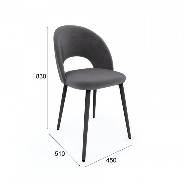 Стул Тоби Чёрный / California 298