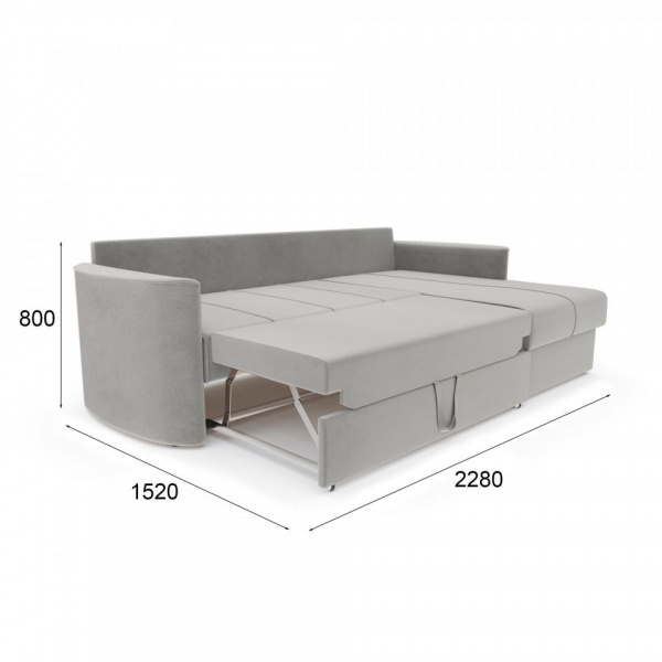 Диван угловой Амми Velutto 52