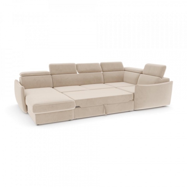 Диван угловой П-образный левый Торонто Velutto 04