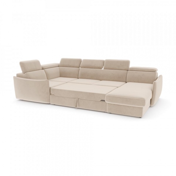 Диван угловой П-образный правый Торонто Velutto 04