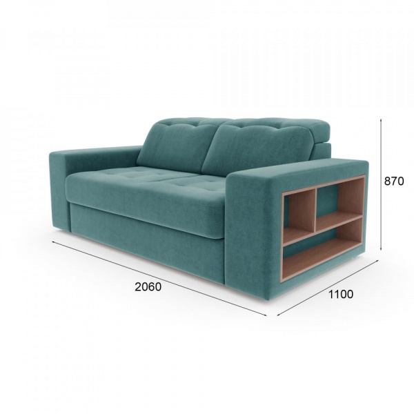 Диван прямой Лондон правый Formula 696 Вариант 1