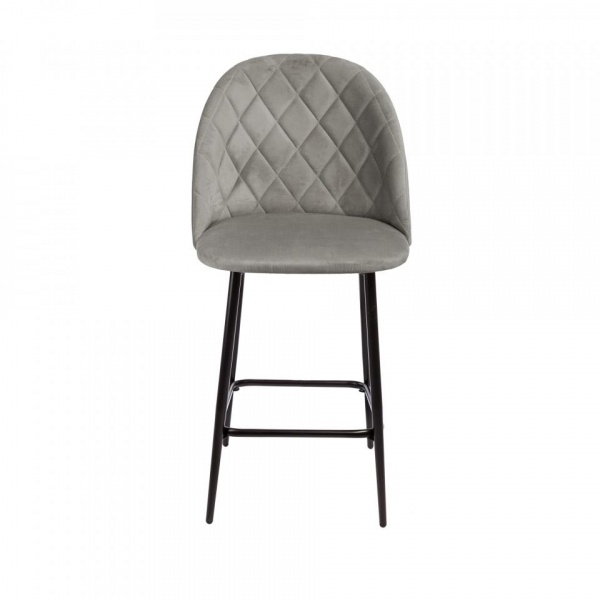 Стул полубарный Кристоф Чёрный / Velutto 52