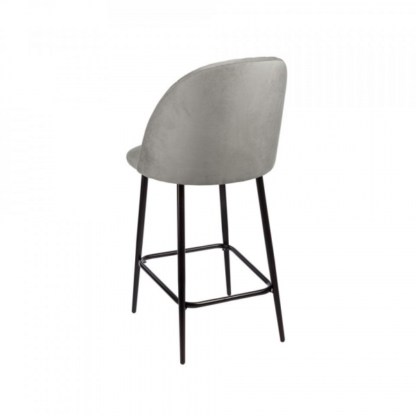 Стул полубарный Кристоф Чёрный / Velutto 52