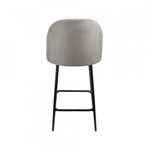 Стул полубарный Кристоф Чёрный / Velutto 52