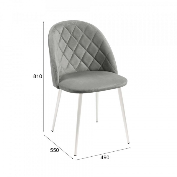 Стул Кристоф Белый / Velutto 52