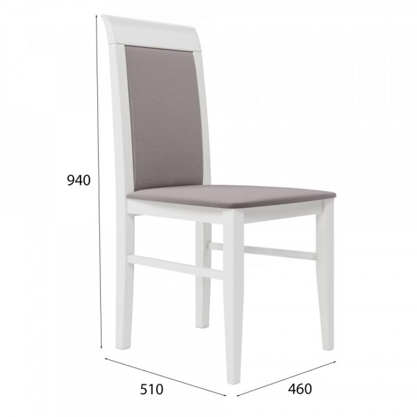 Стул Алла Эмаль белая / Velutto 16