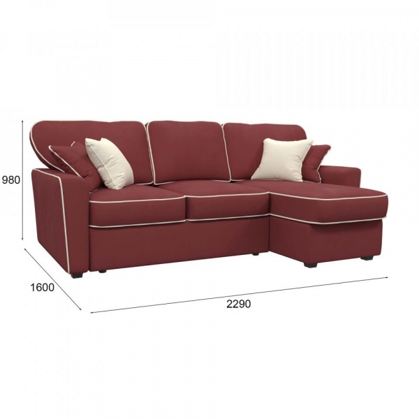 Диван угловой правый Бенедикт Premier 13