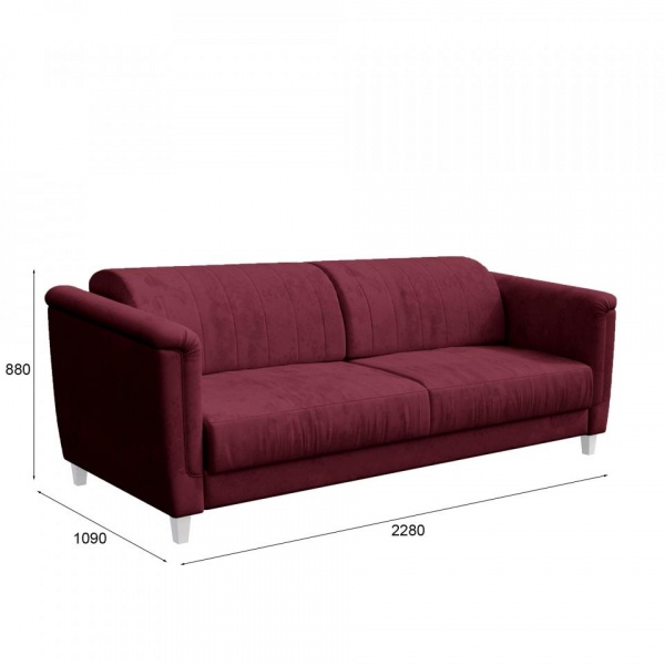 Диван 3-местный Амстердам Velutto 29 Вариант 1