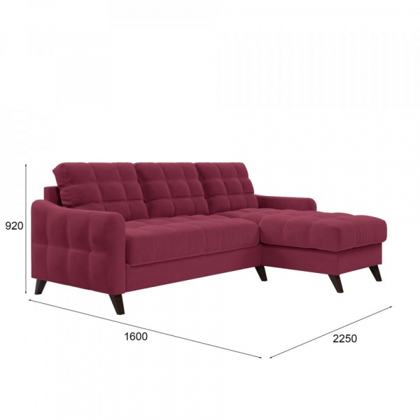 Диван угловой Бремен Velutto 29