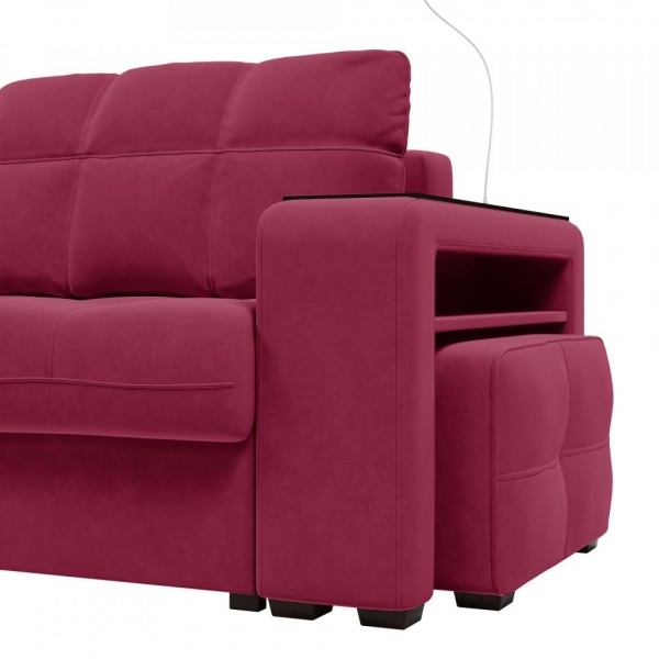 Диван угловой левый Киль-4 с пуфом Velutto 29