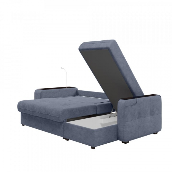 Диван угловой правый Киль-4 с пуфом Kashemir 796