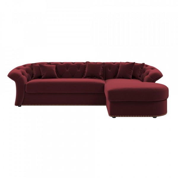 Диван угловой правый Гермес Velutto 29