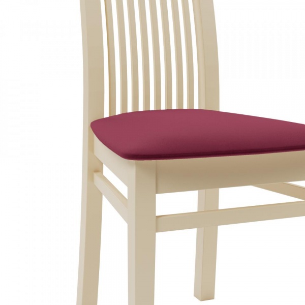 Стул Марио 044 Эмаль слоновая кость / Velutto 29