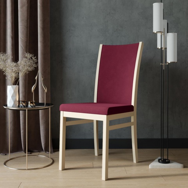 Стул Норд Эмаль слоновая кость / Velutto 29