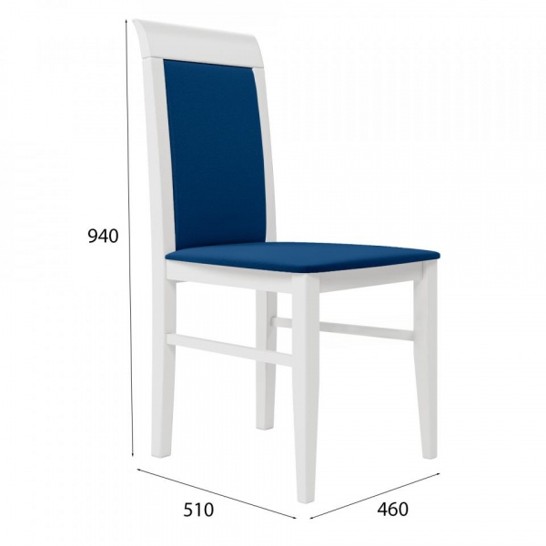 Стул Алла Эмаль белая / Velutto 26