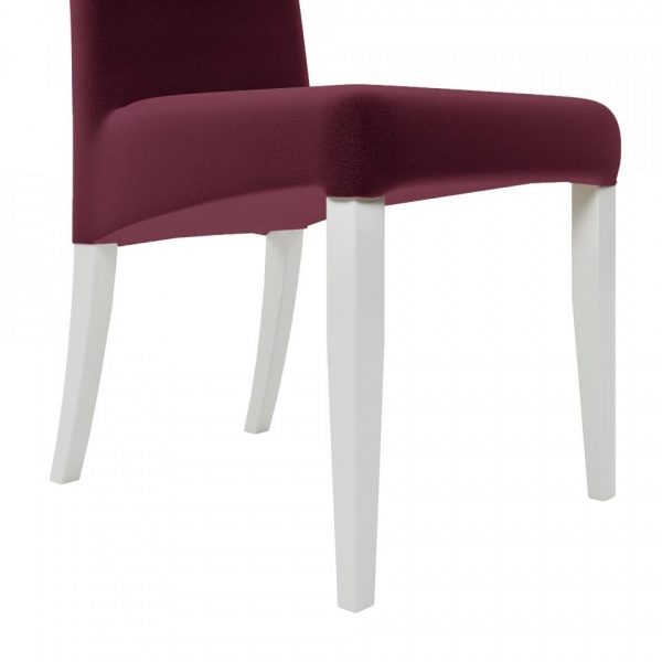 Стул Остин 02 Эмаль белая / Velutto 29