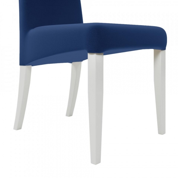 Стул Остин 02 Эмаль белая / Velutto 26