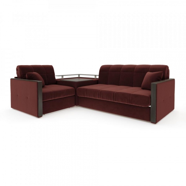 Диван угловой с баром Бристоль 1,4 Velutto 29