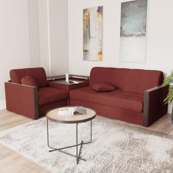 Диван угловой с баром Бристоль 1,6 Velutto 29