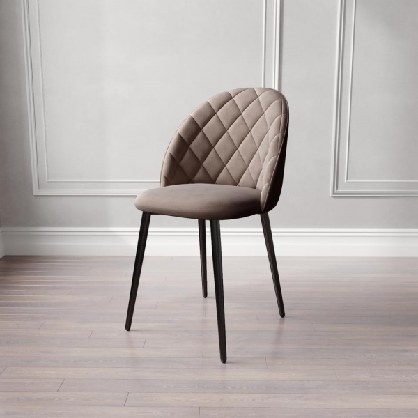 Стул Кристоф Чёрный / Velutto 08