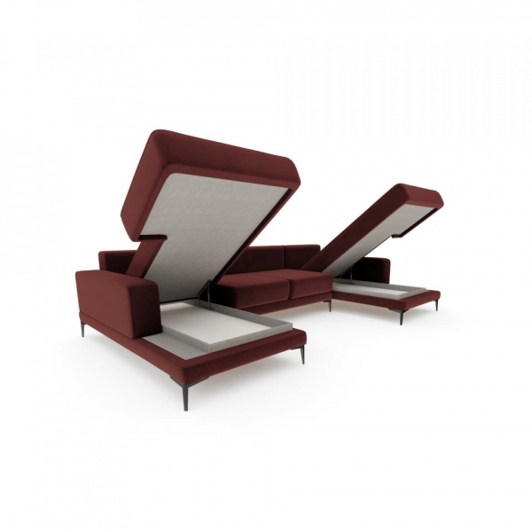 Диван угловой П-образный Мемфис Velutto 29