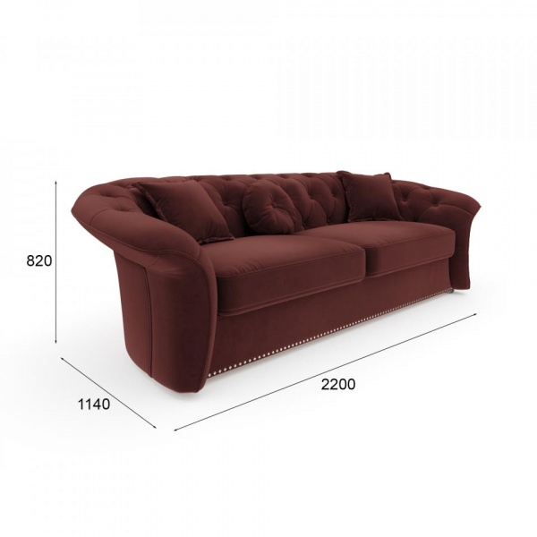 Диван Гермес Velutto 29 Вариант 2