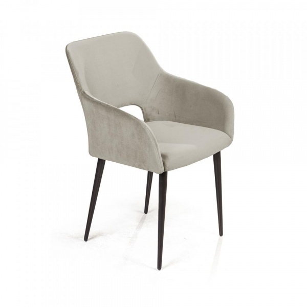 Стул поворотный Чарли 90° Чёрный / Barkhat-M 25