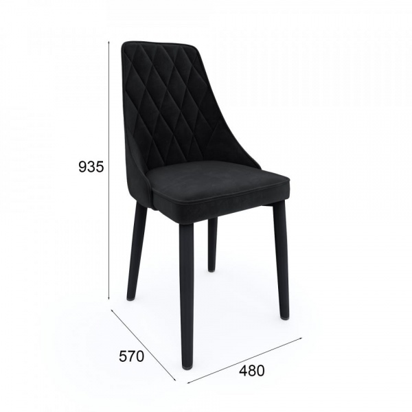 Стул Феликс Чёрный / California 999