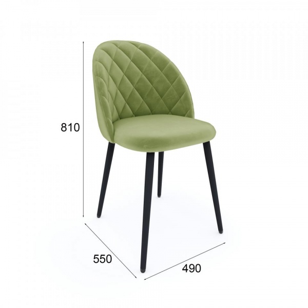 Стул Кристоф Чёрный / California 650