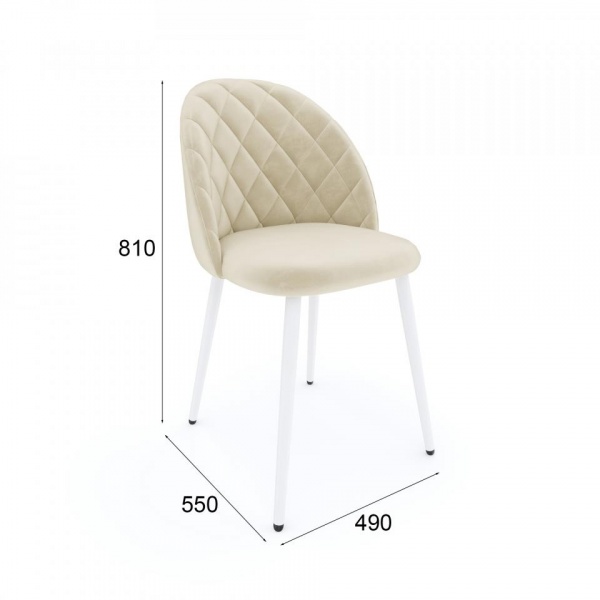 Стул Кристоф Белый / California 110