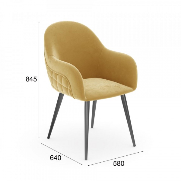 Стул Майкл Чёрный / California 560