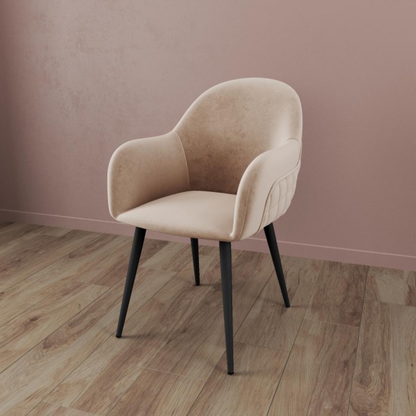 Стул Майкл Чёрный / Velutto 04