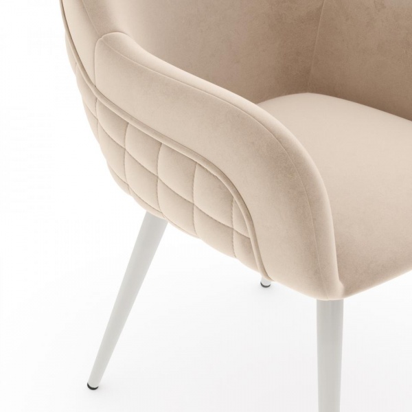 Стул Майкл Белый / Velutto 04