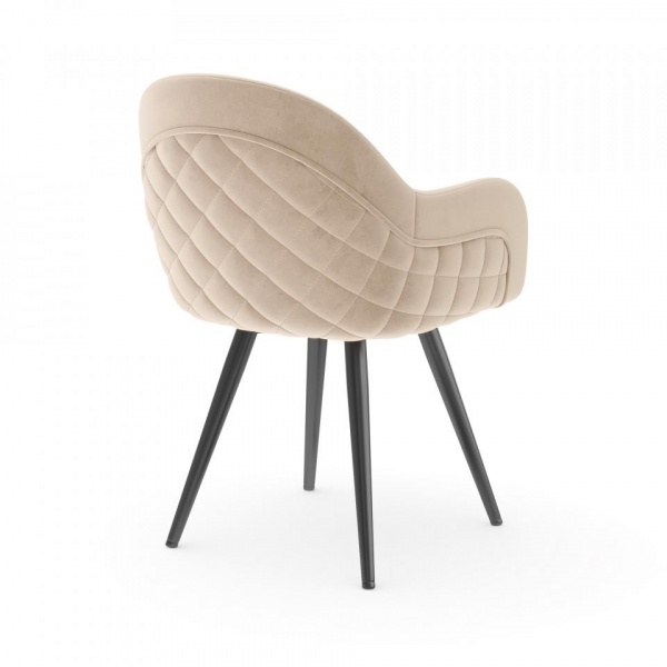 Стул поворотный Майкл 360° Чёрный / Velutto 04