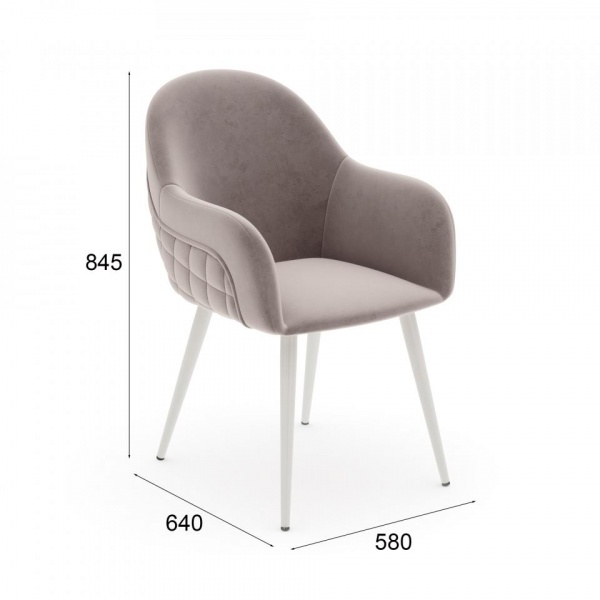 Стул Майкл Белый / Velutto 08