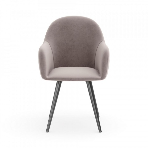 Стул поворотный Майкл 360° Чёрный / Velutto 08