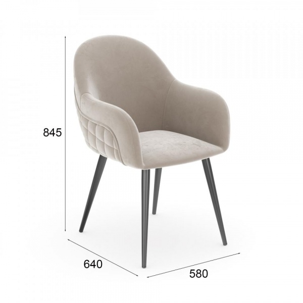 Стул Майкл Чёрный / California 102