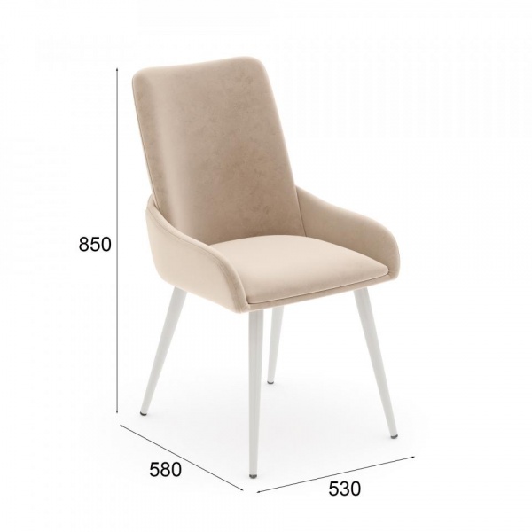 Стул Рэймонд Белый / Velutto 04