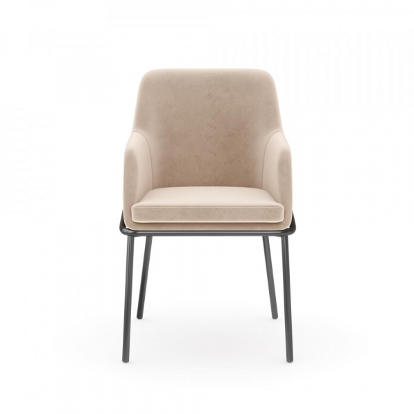 Стул Плутон Чёрный / Velutto 04