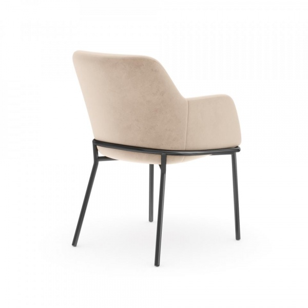 Стул Плутон Чёрный / Velutto 04