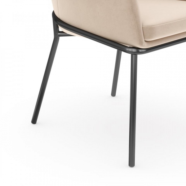 Стул Плутон Чёрный / Velutto 04