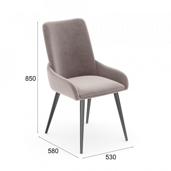 Стул Рэймонд Чёрный / Velutto 08