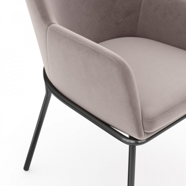 Стул Плутон Чёрный / Velutto 08