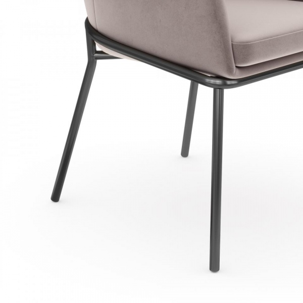 Стул Плутон Чёрный / Velutto 08