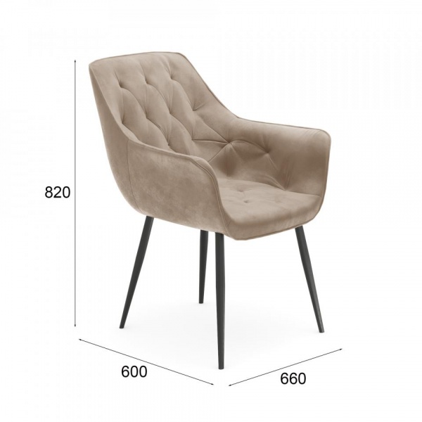 Стул Алан Чёрный / Barkhat-M 5